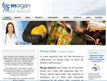 Tablet Screenshot of morganitalia.com